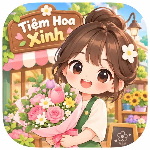Ảnh bìa game Tiệm Hoa Xinh